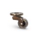 RUSTIQUE CASTER D.31 H.42 PLATE D.40